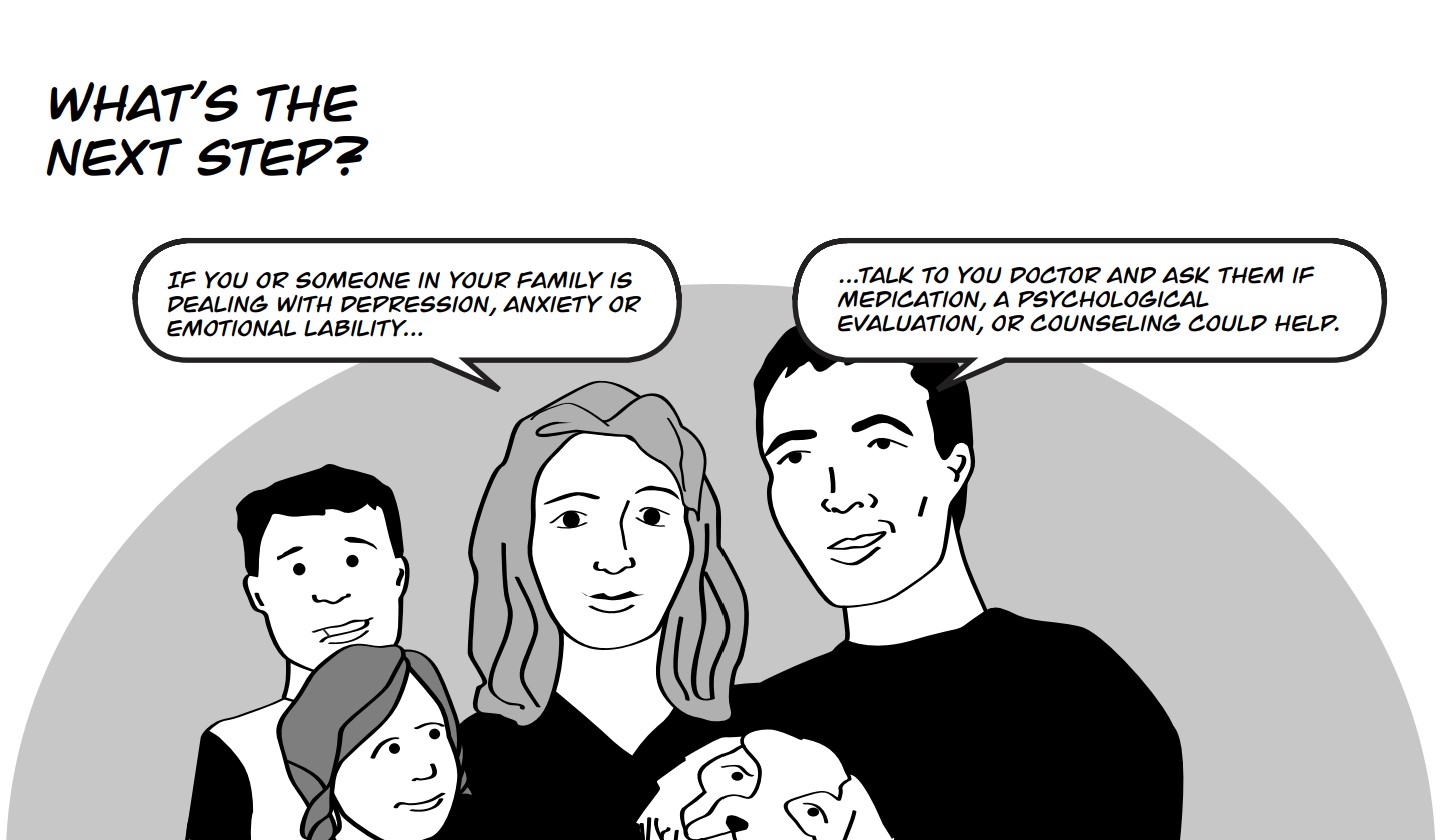 InfoComic: Emotional Changes After a Traumatic Brain Injury, What's The Next Step?