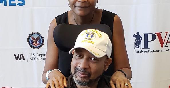 Jeanette and Dwayne Ezell at the National Veterans Wheelchair Games