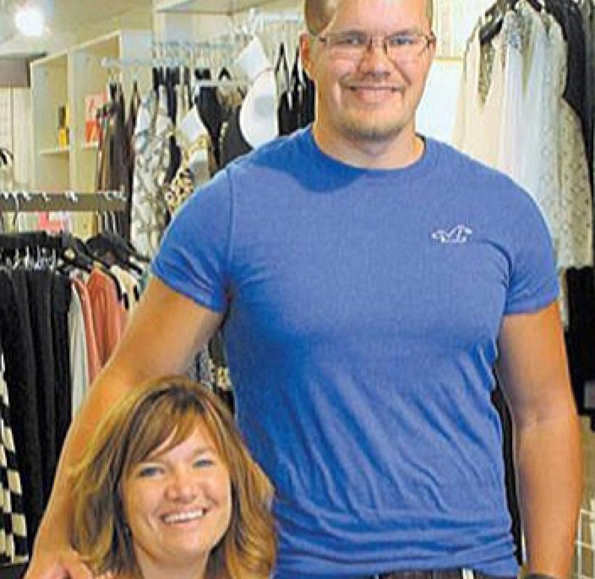 Nicole Bingaman and her son Taylor