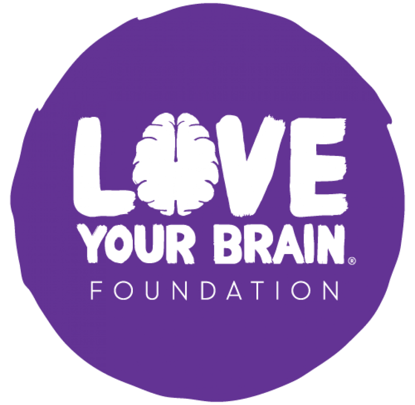 LoveYourBrain Foundation purple logo