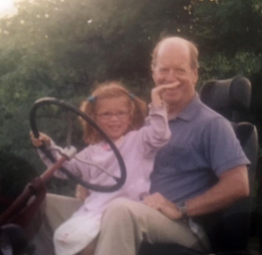 Living Between Two Brain Injuries: My daughter Téa and my father Kit, years before their brain injuries.