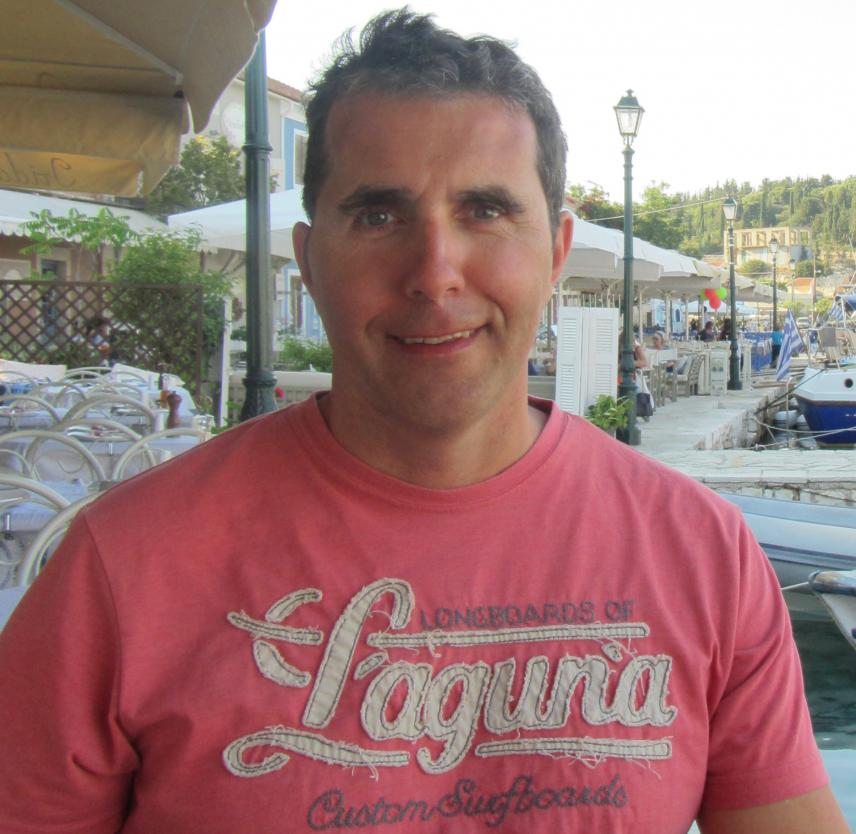 David Wozny smiling at camera David Wozny smiling at camera