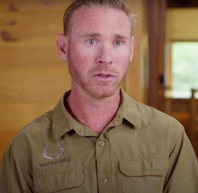 veteran Nate McCaffery in his Boulder Crest shirt