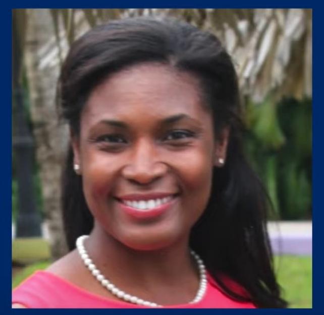 A headshot of Tamar Rodney, PhD, MSN, RN smiling at the camera