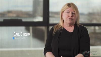 Gail Strom, mother of Hannah
