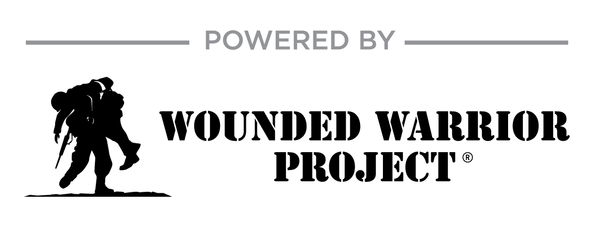 Wounded Warrior Project logo of soldier carrying another soldier